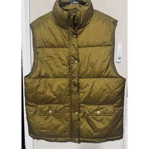 Offline by Aerie Puffer Vest Bronze Ochre Women's Size M Gorpcore outdoors